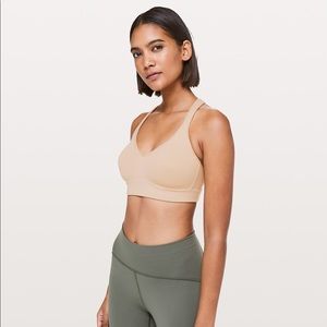 Lululemon Speed Up Bras in Nude